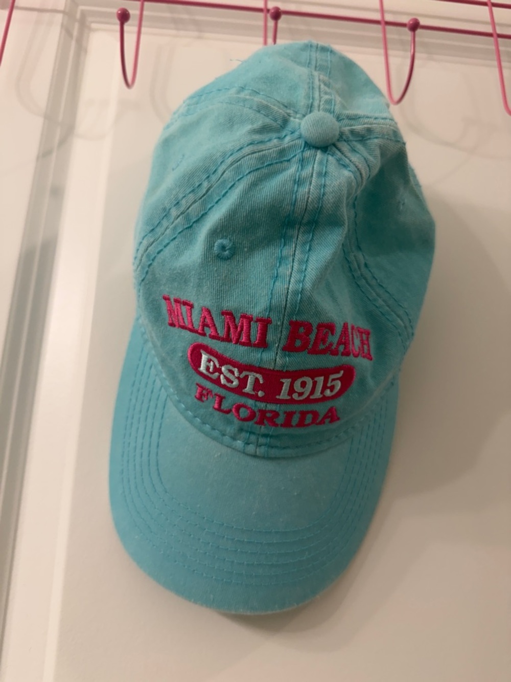 Miami Beach Florida Embroidered Dad Hat – Adjustable